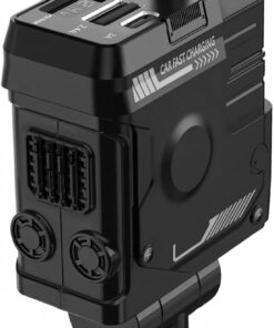 Retractable Car Charger, 4 in 1 Fast Charging Car Charger USB-C & USB-A Compatible with iPhone 16/15/14/13/12/11/X,Galaxy,Pixel