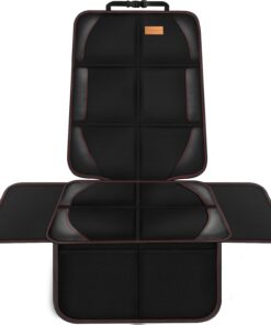 Bacgnyer Car Seat Protector, 1 Pack, Thickest Padded 600D Fabric Padding, Waterproof, Durable, Anti Slip Backing, Child Seat Protection, Suitable for Babies, Toddlers, Children