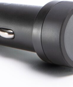 Mophie 60W Dual USB-C Car Charger, Universal AUX Compatibility, LED Indicator, Fast Charging, Multi-Device