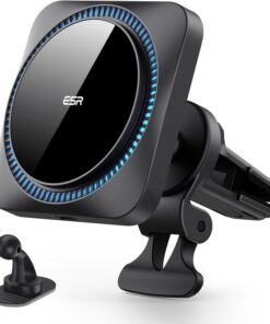 ESR for MagSafe Car Mount Charger with CryoBoost, Phone Cooling MagSafe Car Charger, Magnetic Wireless Car Charging, Air Vent/Dashboard Car Phone Holder for iPhone 17/16/15/14/13/12,S25, Fast Charging