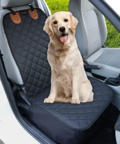 Paw Jamboree 2PCS Dog Car Front Seat Covers Scratch-Proof Pet Car Seat Cover Non-Slip Car Seat Protector for Dogs Bucket Seat Cover for Trucks, Cars & SUVs
