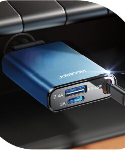 72W Car Charger USB C Retractable - PD 45W Super Fast Charging for iPhone 17 16 [Ultra-Compact, 75% Less Space] Type C Car Phone Charger Adapter for iPhone 17 Air 16 15 Pro, Samsung S25/S24, Pink