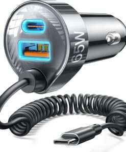 LISEN 90W for iPhone 17 16 15 Pro Max Car Charger USB C Fast Charging,Super Fast for iPhone 15 16 17 Pro Car Charger Type C Adapter Fit iPhone 17 16 15 Air ProMax Plus,Samsung Galaxy S25/24,Android