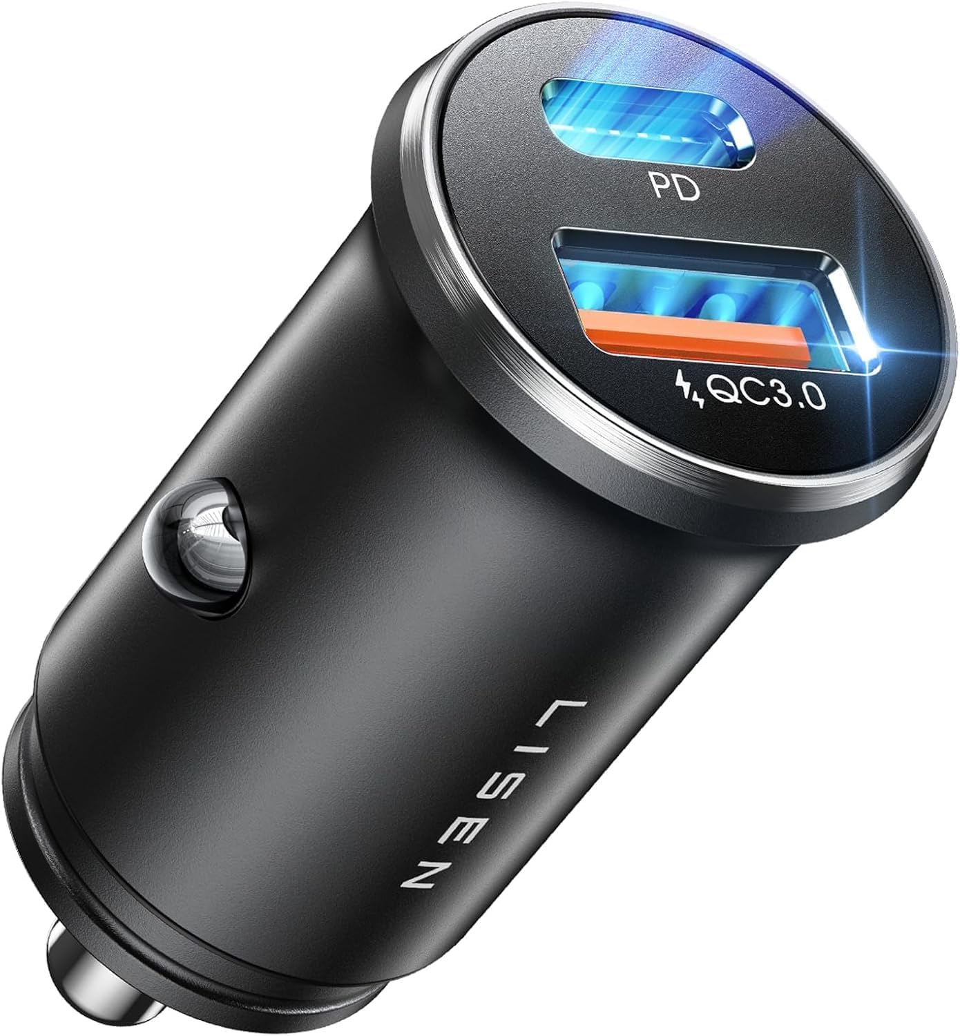 LISEN 54W Car Phone Charger USB C, Cigarette Lighter Adapter, Car Accessories for iPhone, USB C Car Charger Adapter USBC Type C 12v, for iPhone 17 Pro Max 16 15 14 13 12, Samsung Google iPad Andorid