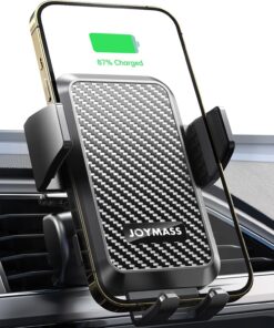 Wireless Car Charger, 15W Fast Charging Auto Clamping Car Charger Cell Phone Holder Mount Vent for iPhone 15 14 13 12 Mini Pro Max 11 XR XS X, Samsung Galaxy S23 Ultra S22 S21+ Note 20, etc