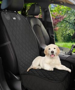 Front Seat Dog Cover for Car, Truck & SUV - Waterproof, Non-Slip Pet Car Seat Cover for Dogs - Durable, Easy to Install & Clean, Front Passenger Seat Protector for Pets & Vehicles